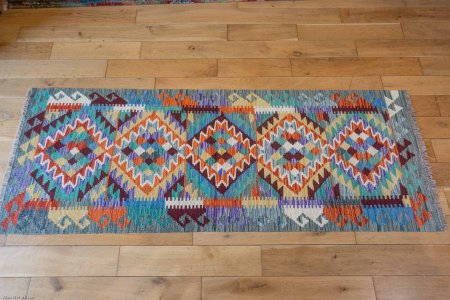 Hand-Made Mazar Kilim From Afghanistan