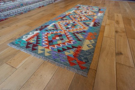 Hand-Made Mazar Kilim From Afghanistan