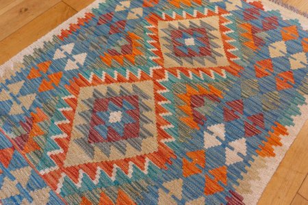 Hand-Made Mazar Kilim From Afghanistan