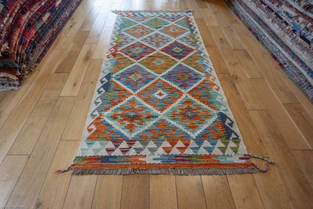 Hand-Made Mazar Kilim From Afghanistan