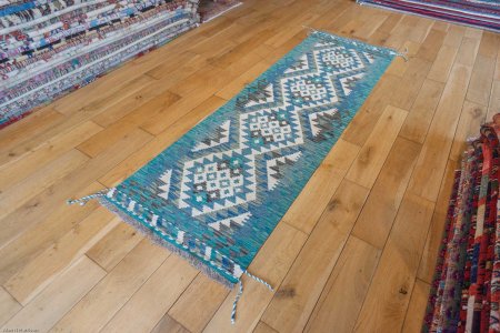 Hand-Made Mazar Kilim From Afghanistan
