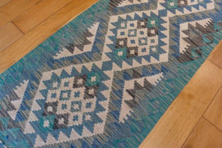 Hand-Made Mazar Kilim From Afghanistan