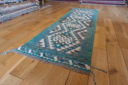 Hand-Made Mazar Kilim From Afghanistan