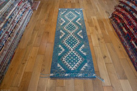 Hand-Made Mazar Kilim From Afghanistan