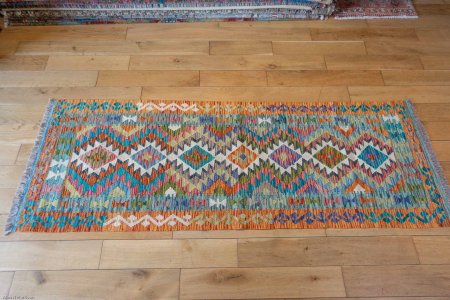 Hand-Made Mazar Kilim From Afghanistan