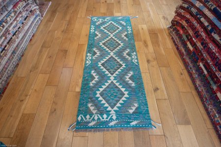 Hand-Made Mazar Kilim From Afghanistan