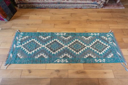 Hand-Made Mazar Kilim From Afghanistan