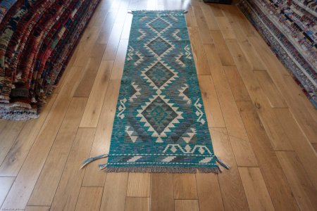 Hand-Made Mazar Kilim From Afghanistan