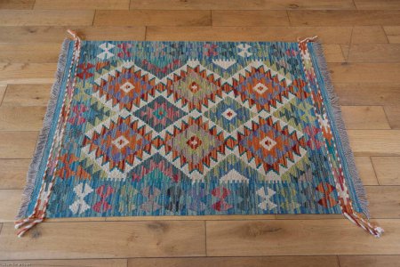 Hand-Made Mazar Kilim From Afghanistan