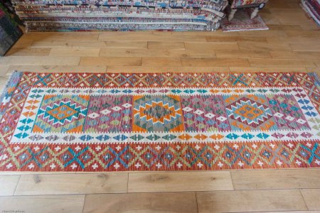 Hand-Made Mazar Kilim From Afghanistan