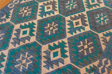 Hand-Made Mazar Kilim From Afghanistan