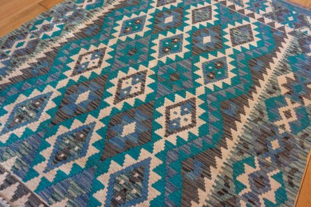 Hand-Made Mazar Kilim From Afghanistan