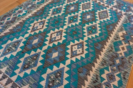 Hand-Made Mazar Kilim From Afghanistan