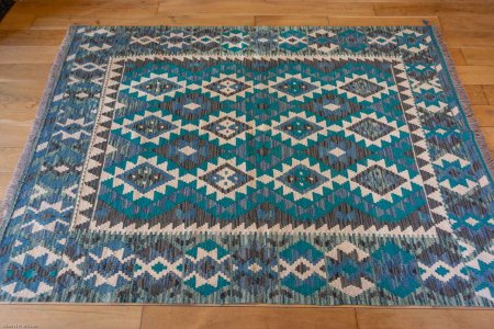 Hand-Made Mazar Kilim From Afghanistan