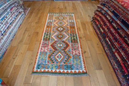 Hand-Made Mazar Kilim From Afghanistan