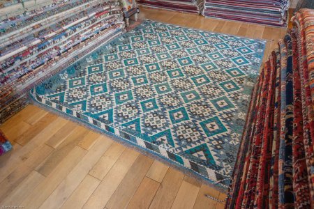 Hand-Made Mazar Kilim From Afghanistan