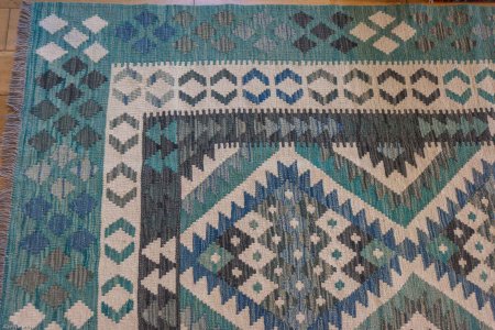 Hand-Made Mazar Kilim From Afghanistan