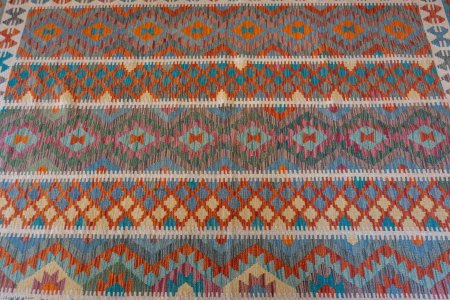 Hand-Made Mazar Kilim From Afghanistan