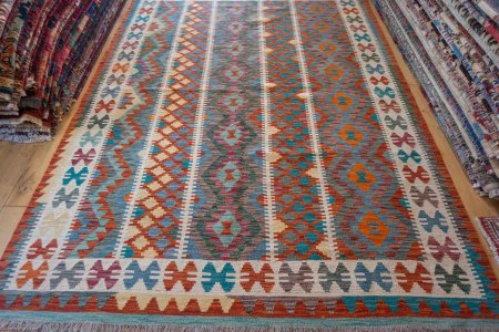 Hand-Made Mazar Kilim From Afghanistan