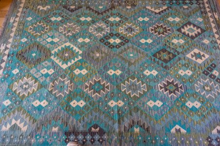 Hand-Made Mazar Kilim From Afghanistan