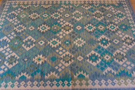 Hand-Made Mazar Kilim From Afghanistan