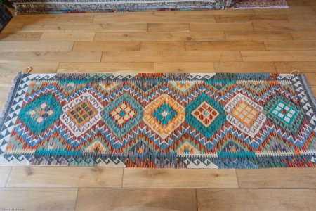 Hand-Made Mazar Kilim From Afghanistan