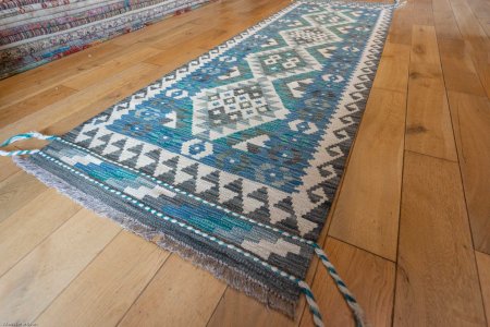 Hand-Made Mazar Kilim From Afghanistan