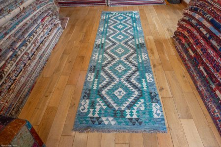 Hand-Made Mazar Kilim From Afghanistan