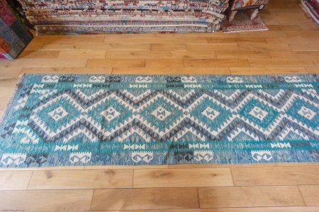 Hand-Made Mazar Kilim From Afghanistan