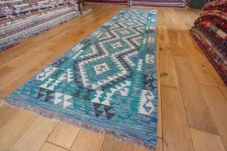 Hand-Made Mazar Kilim From Afghanistan