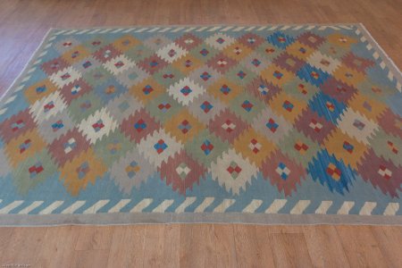 Hand-Made Mazar Kilim From Afghanistan