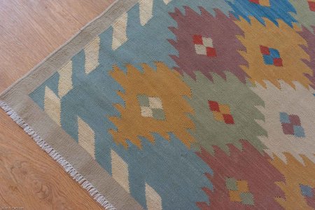 Hand-Made Mazar Kilim From Afghanistan