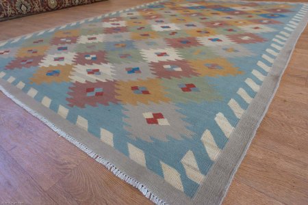 Hand-Made Mazar Kilim From Afghanistan