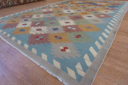 Hand-Made Mazar Kilim From Afghanistan