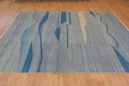 Hand-Made Mazar Kilim From Afghanistan