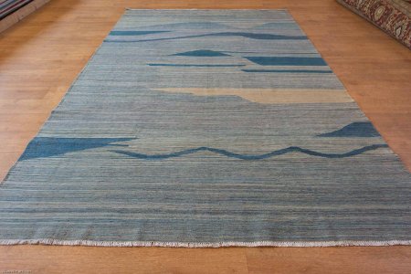 Hand-Made Mazar Kilim From Afghanistan