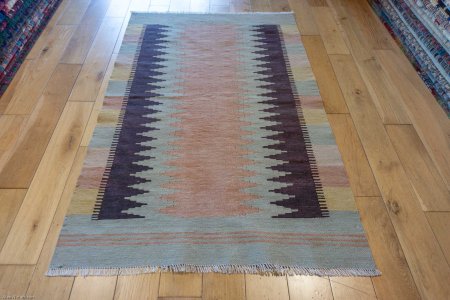 Hand-Made Mazar Kilim From Afghanistan