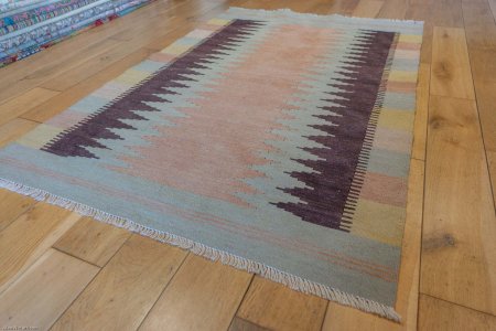 Hand-Made Mazar Kilim From Afghanistan