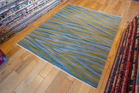 Hand-Made Mazar Kilim From Afghanistan