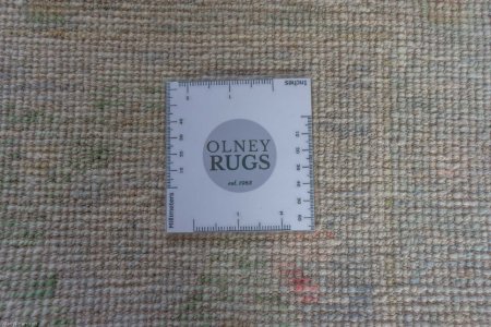 Hand-Knotted Afghan Oushak Rug From Afghanistan