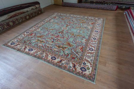 Hand-Knotted Sultanabad Rug From Afghanistan