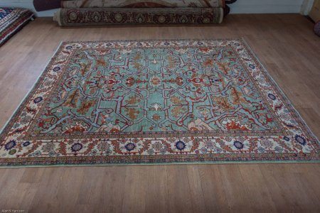 Hand-Knotted Sultanabad Rug From Afghanistan