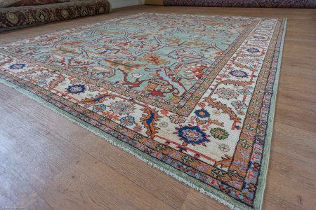 Hand-Knotted Sultanabad Rug From Afghanistan