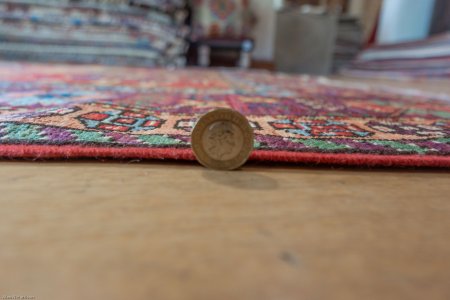 Hand-Knotted Waziri Rug From Afghanistan