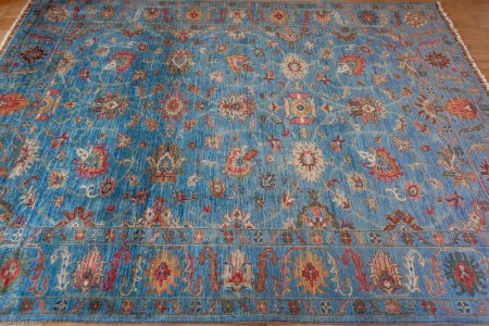 Hand-Knotted Sultanabad Rug From Afghanistan