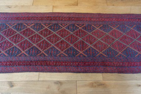 Hand-Made Mushwani Runner From Afghanistan