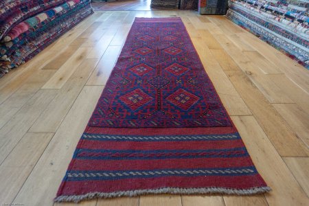 Hand-Made Mushwani Runner From Afghanistan