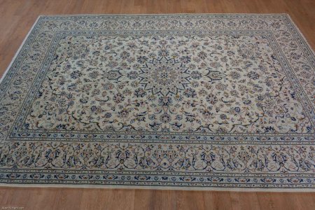 Hand-Knotted Kashan Rug From Iran (Persian)