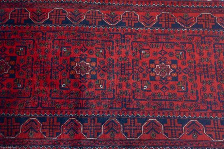 Hand-Knotted Khan Mahomadi Runner From Afghanistan