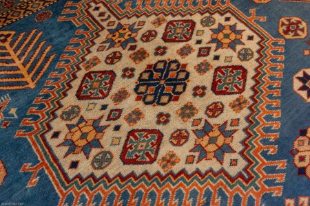 Hand-Knotted Shirvan Rug From Turkey